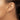 14k Gold Twisted Hoop Earrings with Diamond Cut Detail - Image 3