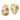 14K Tri-Color Hoop Earrings for Effortless Style - Image 1