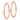 14k Rose Gold Polished Square Tube Hoop Earrings - Trendy Lightweight Design - Image 2