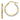 14k Gold & Rhodium Twisted Hoop Earrings with Satin Diamond Cut Finish - Image 1
