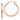 14k Rose Gold Satin Finish Diamond-Cut Tube Hoop Earrings - Image 1