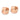 14k Rose Gold Round Hinged Hoop Earrings - Image 1