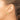 14K Gold Textured and Polished Hinged Hoop Earrings - Image 2