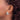 14K White Gold Textured Hinged Hoop Earrings for Effortless Style - Image 2