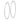 14k White Gold Polished Endless Tube Hoop Earrings - Image 2