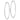 14k White Gold Polished Endless Tube Hoop Earrings - Modern Chic Style - Image 2