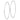 14k White Gold Polished Endless Tube Hoop Earrings - 65mm - Image 2