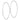 14k White Gold Polished Endless Tube Hoop Earrings - Image 2