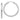 14k White Gold Polished Endless Tube Hoop Earrings - Image 1