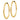 14k 3x45mm Polished Endless Tube Hoop Earrings - Image 2