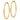14k Gold Polished Endless Tube Hoop Earrings - Image 2
