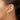 14K White Gold Polished Tube Hoop Earrings with Diamond-Cut Edges - Image 3