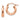14k Rose Gold 3.25x14mm Polished Lightweight Diamond-cut Tube Hoop Earrings - Image 1