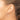 14k Rose Gold Diamond-Cut Round Tube Hoop Earrings - Image 3