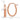 14K Rose Gold Patterned Oval Hoop Earrings - Chic Everyday Style - Image 4