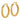 14K Gold Textured Hoop Earrings – Chic Statement Jewelry - Image 1