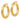 14k Gold Textured Hoop Earrings for Effortless Everyday Style - Image 1