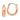 14k Rose Gold Polished Round Hoop Earrings - Chic Everyday Style - Image 1