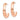 14k Rose Gold Polished J-Hoop Earrings - Chic Everyday Style - Image 2