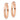 14k Rose Gold Polished Oval Tube Hoop Earrings - Image 2