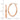 14k Rose Gold Polished Oval Tube Hoop Earrings - Image 4