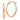 14k Rose Gold Polished Oval Tube Hoop Earrings - Image 1