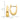 14k Gold Polished Hinged Hoop Earrings for Effortless Style - Image 3