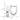 14k White Gold Modern Hinged Hoop Earrings for Effortless Style - Image 3