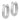 14k White Gold Oval Hoop Earrings for Effortless Chic - Image 1