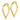 14k Gold Heart Hoop Earrings - Polished 2mm Chic for Everyday Wear - Image 1