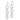 14k White Gold Dangle Earrings with Diamond-Cut Circles - Image 1