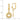 14k Gold Filigree Circle Dangle Earrings for Effortless Style - Image 4