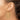 14K Gold Floral Circle Dangle Earrings - Image 2