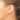 14k Gold Hollow Half Ball Wire Earrings - Modern Statement Style - Image 2