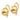 14k Gold Hollow Half Ball Wire Earrings - Chic Statement Style - Image 1