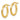 14K Gold Textured Hoop Earrings - Modern Statement Style - Image 1