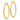 14K Gold Polished Textured Hoop Earrings for Effortless Style - Image 1
