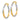14K & Rhodium Twisted Hoop Earrings - Image 2