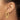 14K Gold Twisted Oval Hoop Earrings for Effortless Chic Style - Image 3