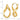 14K Gold Twisted Oval Hoop Earrings for Effortless Chic Style - Image 4