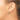 14K with White & Rose Rhodium Textured Twisted Hoop Earrings - Image 3