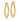 14K Gold Tapered Square Tube Hoop Earrings - Chic Modern Style - Image 2