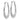 14k White Gold Textured Oval Hoop Earrings for Effortless Chic - Image 2