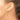 14K Gold Polished Open Teardrop Dangle Earrings - Image 2