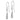 14K White Gold Grooved Teardrop Dangle Earrings - Image 1