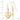 14k Two-Tone Diamond-Cut Heart Dangle Earrings - Image 3