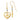 14k Two-Tone Diamond-Cut Heart Dangle Earrings - Image 1