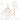 14k Two-tone Diamond-cut Graduated Square Drop French Hook Earrings - Image 3