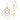 14k Two-tone Diamond-cut Graduated Square Drop French Hook Earrings - Image 6