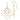 14k Two-tone Diamond-cut Graduated Square Drop French Hook Earrings - Image 1